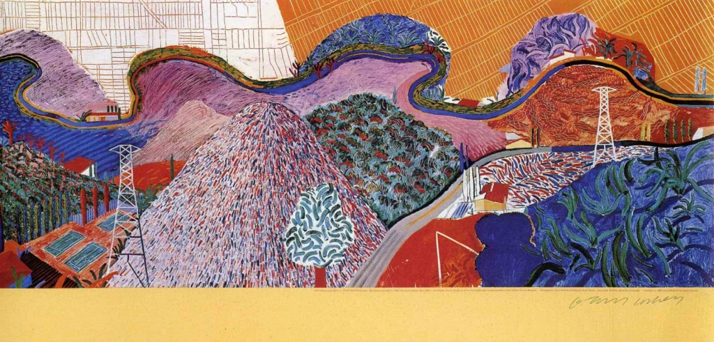 Mulholland Drive: The Road to the Studio by David Hockney